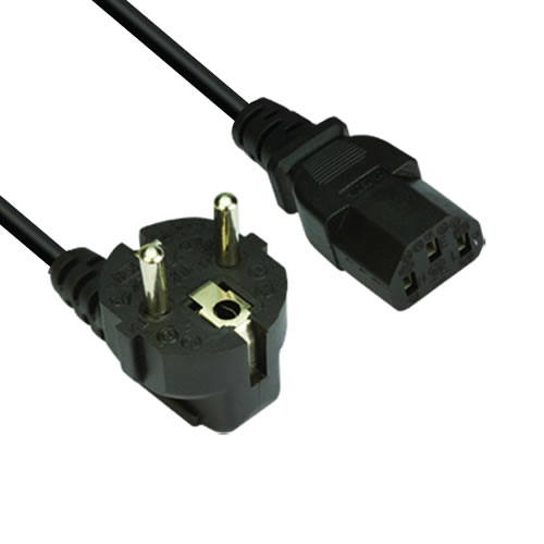VCom Захранващ кабел Power Cord Computer schuko 220V - CE021-1.8m