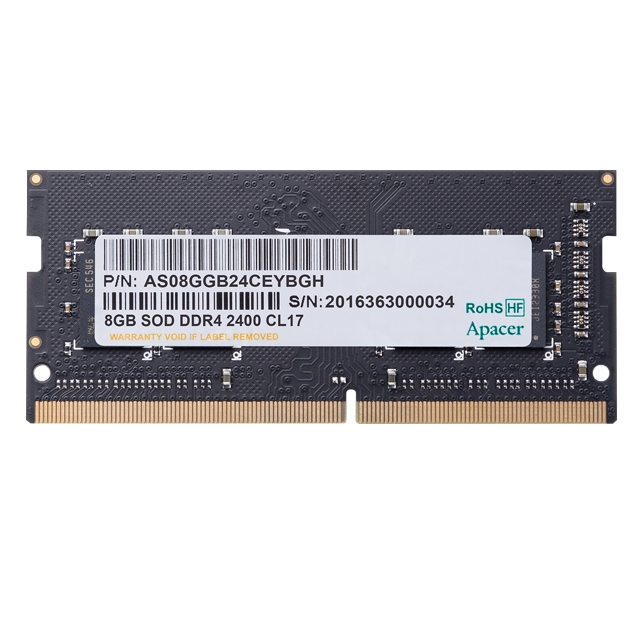 Памет, Apacer 8GB Notebook Memory - DDR4 SODIMM 2666 MHz