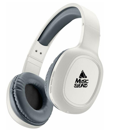 Bluetooth слушалки Music Sound Basic бели