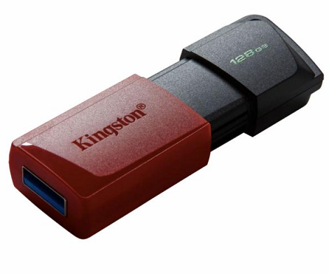 USB ПАМЕТ KINGSTON DATATRAVELER EXODIA M, 128GB, USB 3.2 GEN 1, ЧЕРНА