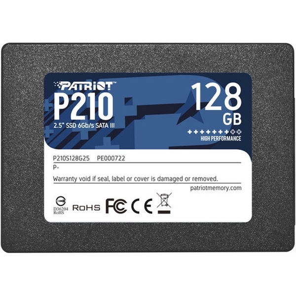 Твърд диск, Patriot P210 128GB SATA3 2.5