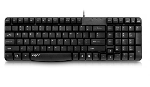 Жична клавиатура RAPOO N2400, USB 3.0, черен