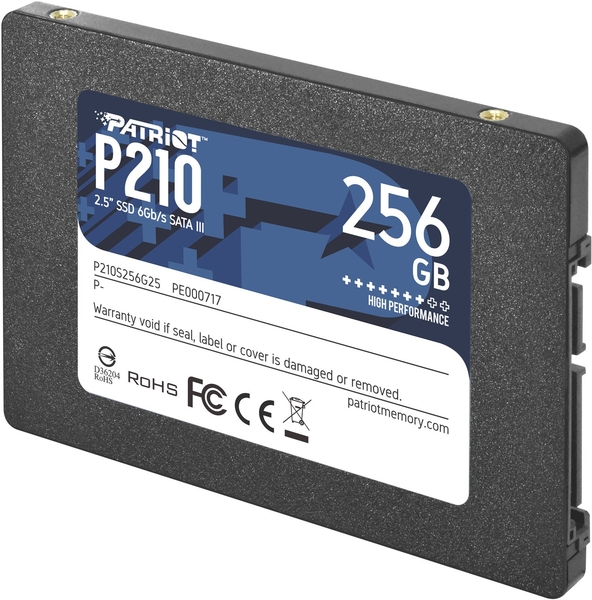 Твърд диск, Patriot P210 256GB SATA3 2.5