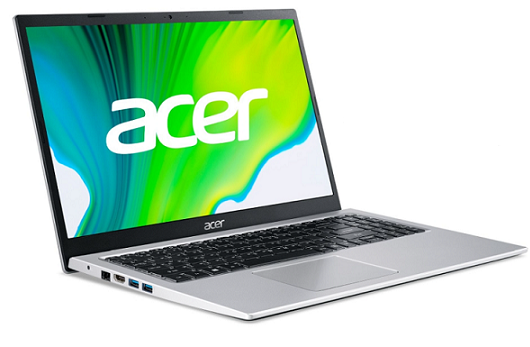 Лаптоп, Acer Aspire 3, A315-35-C2QE, Intel Celeron N5100 Quad-Core (up to 2.8GHz, 4MB), 15.6