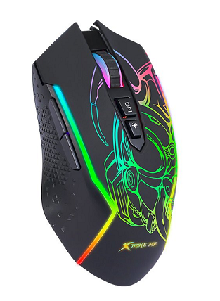 Xtrike ME геймърска мишка Gaming Mouse GM-327 - 8000dpi, RGB, programmable