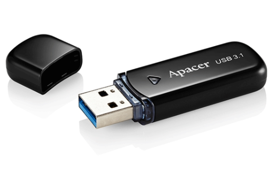 Памет, Apacer 64GB AH355 Black - USB 3.2 Flash Drive