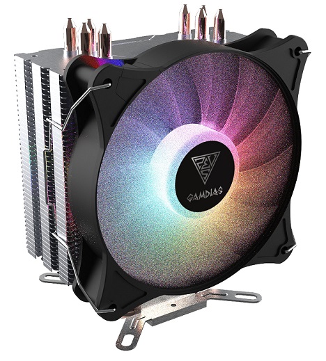 СТАР КОД !!Gamdias охладител CPU Cooler BOREAS E1-410 LITE RGB