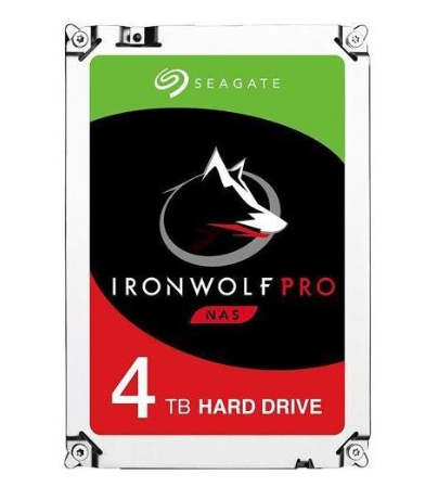 Хард диск SEAGATE Iron Wolf Pro, ST4000NE001, 4TB, 256MB Cache, SATA 6.0Gb/s, 7200rpm