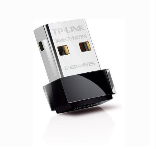 Нано адаптер TP LINK TL-WN725N, USB, REALTEK, 2.4GHZ, 802.11N/G/B