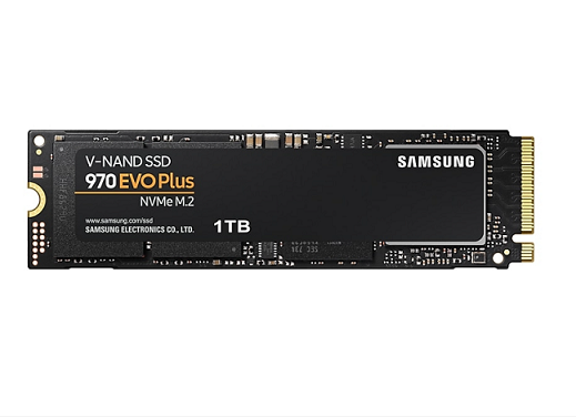 Твърд диск, Samsung SSD 970 EVO Plus 1 TB M.2, PCIe Gen 3.0 x4 NVMe 1.3, V-NAND 3-bit MLC, Phoenix Controller, 256-bit Encryption, 1 GB DDR4 SDRAM, Read 3500 MB/s Write 3300 MB/s