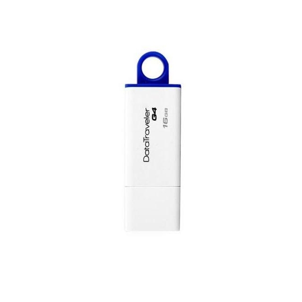 USB ПАМЕТ KINGSTON DATATRAVELER G4, 16GB, USB 3.0, БЯЛ