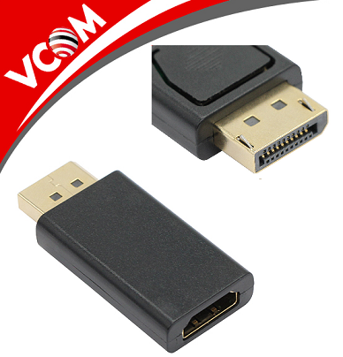 VCom адаптер Adapter DisplayPort DP M / HDMI F Gold plated - CA331
