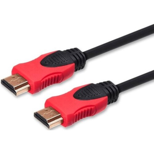 Кабел DeTech HDMI - HDMI M/M, 3m, С оплетка и ферит