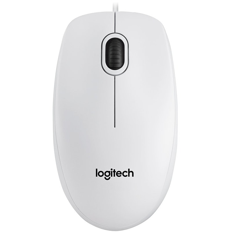 Мишка, Logitech B100 Optical Mouse for Business White