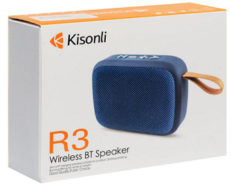 Тонколона Kisonli R3, Bluetooth, USB, SD, FM, Различни цветове - 22133