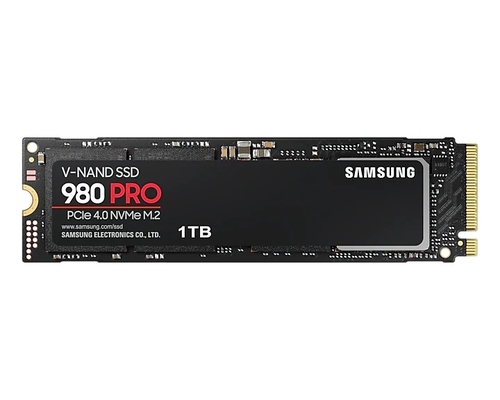 Твърд диск, Samsung SSD 980 PRO 1TB Int. PCIe Gen 4.0 x4 NVMe 1.3c, V-NAND 3bit MLC, Read up to 7000 MB/s, Write up to 5100 MB/s, Elpis Controller, Cache Memory 1GB DDR4