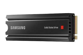 Твърд диск, Samsung SSD 980 PRO Heatsink 1TB Int. PCIe Gen 4.0 x4 NVMe 1.3c, V-NAND 3bit MLC, Read up to 7000 MB/s, Write up to 5100 MB/s, Elpis Controller, Cache Memory 1GB DDR4