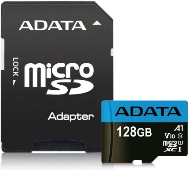 Памет, ADATA 128GB MicroSDXC UHS-I CLASS 10 (with adapter)