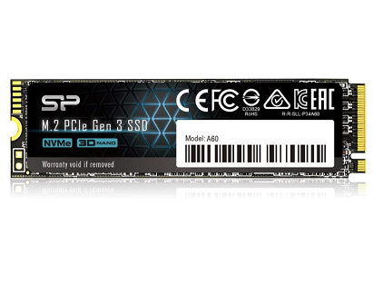 SSD SILICON POWER A60 M.2-2280 PCIE GEN 3X4 NVME 256GB