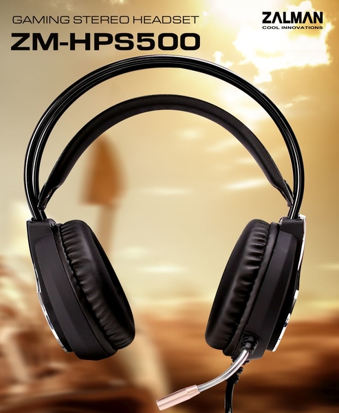 Zalman геймърски слушалки Headphones with mic Gaming ZM-HPS600