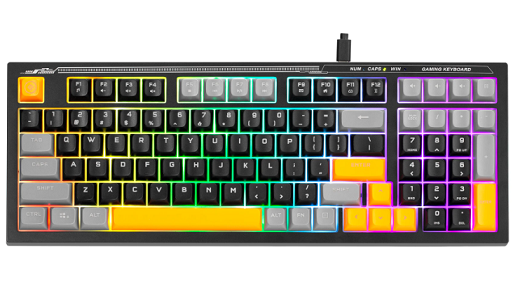 Marvo геймърска клавиатура Gaming Keyboard Soldat S50A - Rainbow, 98 keys - MARVO-K638A