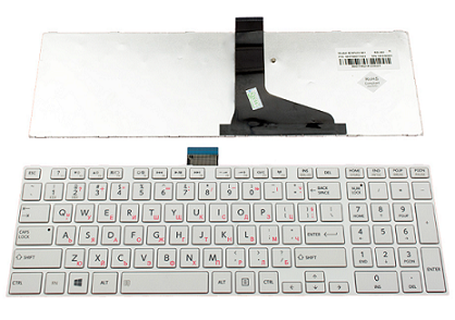 Клавиатура за Toshiba Satellite C850 C870 L850 L870 P850 WHITE US с КИРИЛИЦА