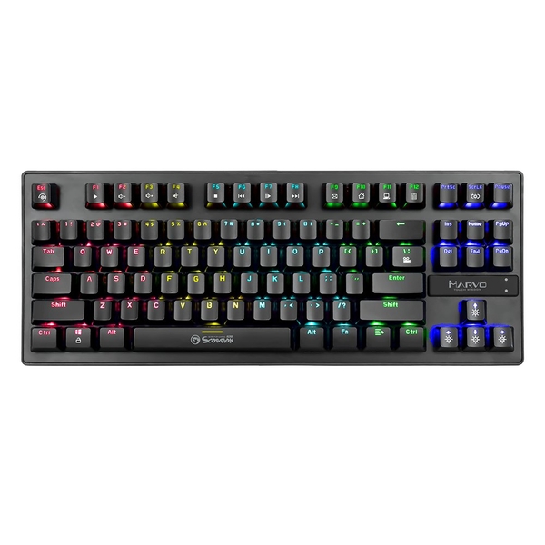 Marvo механична геймърска клавиатура Gaming Mechanical keyboard 87 keys TKL - KG901