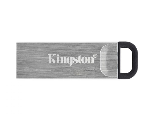 USB ПАМЕТ KINGSTON DATATRAVELER KYSON 64GB, USB 3.2 GEN 1, СРЕБРИСТ