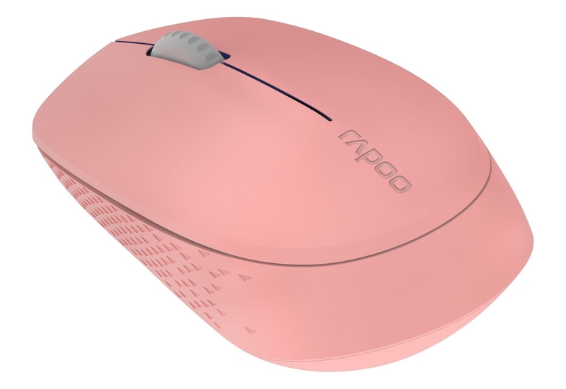 Безжична оптична мишка RAPOO M100 SILENT, MULTI-MODE, безшумна, розов