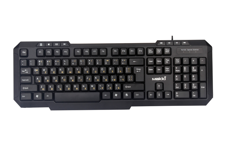 Makki Клавиатура кирилизирана Keyboard USB BG Multimedia - MAKKI-KB-106