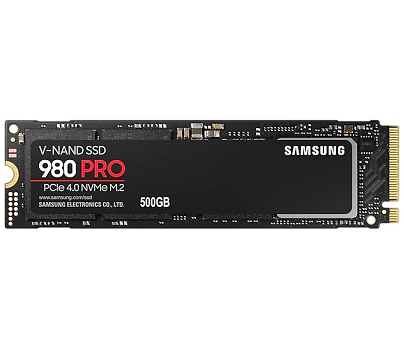 Твърд диск, Samsung SSD 980 PRO 500GB Int. PCIe Gen 4.0 x4 NVMe 1.3c, V-NAND 3bit MLC, Read up to 7000 MB/s, Write up to 5100 MB/s, Elpis Controller, Cache Memory 512MB DDR4