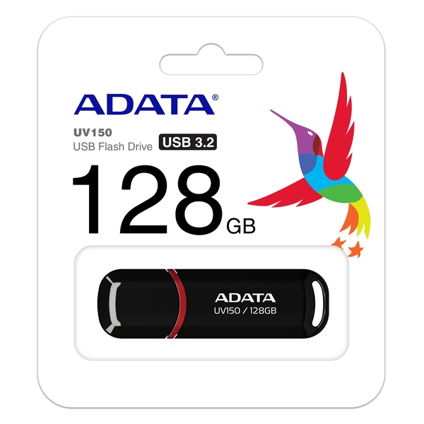 USB флаш памет 128GB USB 3.2 UV150 ADATA BLACK