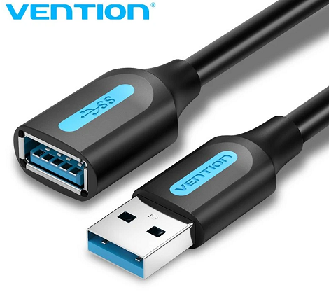 Vention Кабел USB 3.0 Extension AM / AF - 3.0M Black - CBHBI