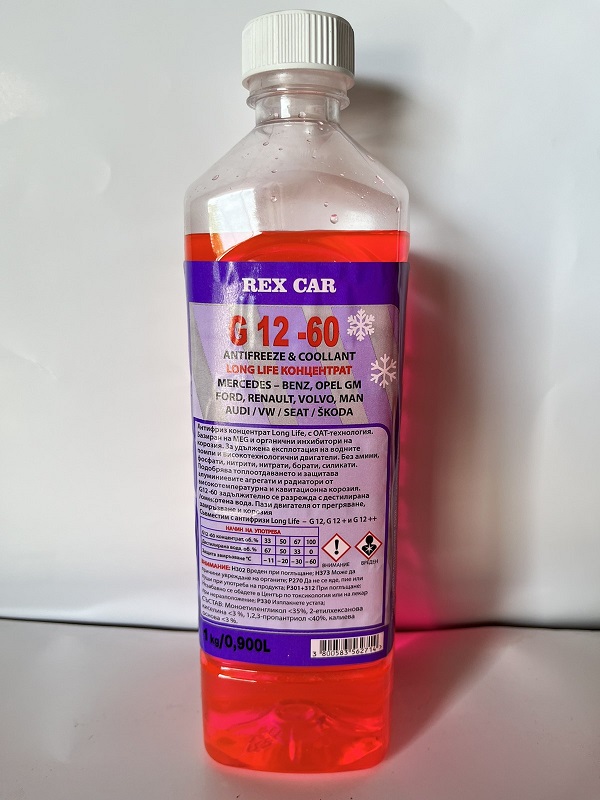 АНТИФРИЗ КОНЦЕНТРАТ АНТИКОРОЗА G12 -60/1КГ