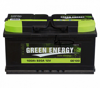 акумулатор GREEN ENERGY 12V 100Ah 820A