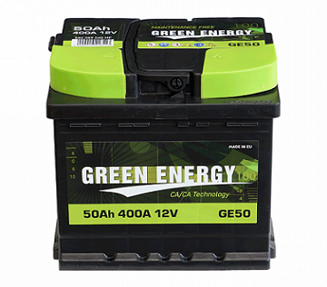 акумулатор GREEN ENERGY 12V 50Ah 400A