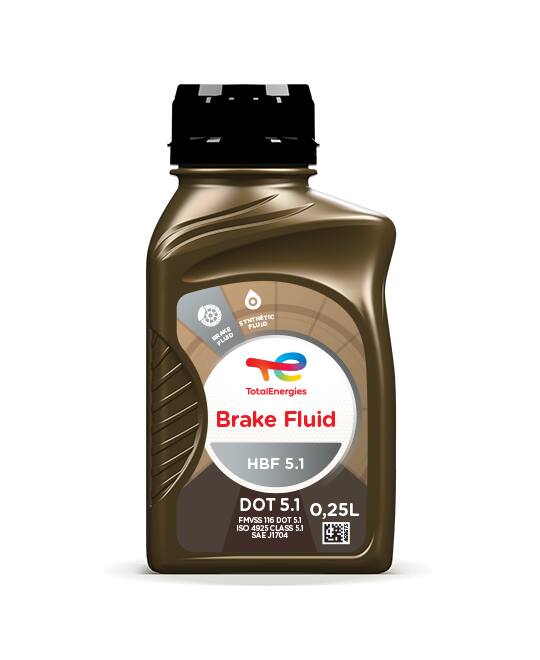 TOTAL HBF-5.1 0.250ml СПИРАЧНА ТЕЧНОСТ DOT5.1