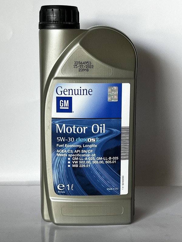 OPEL GM DEXOS2 LONGLIFE SAE 5W30 1Л.