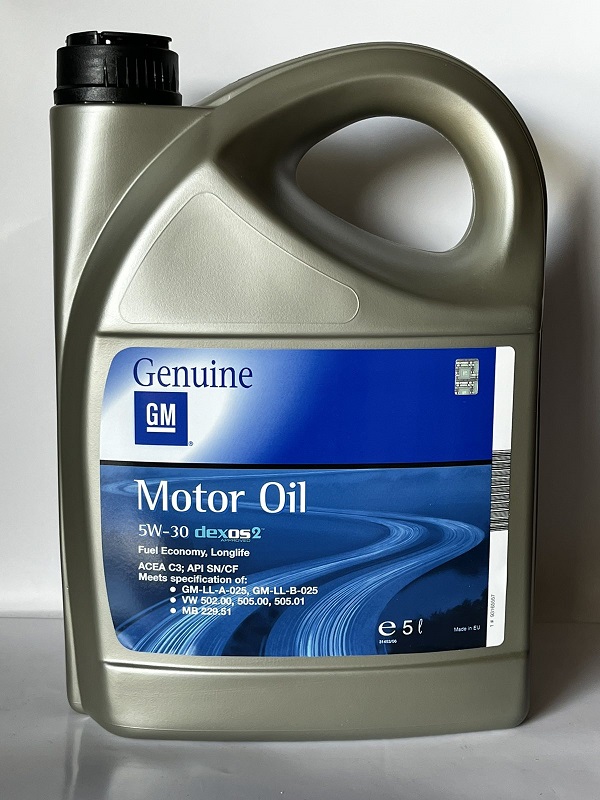OPEL GM DEXOS2 LONGLIFE SAE 5W30 5Л.